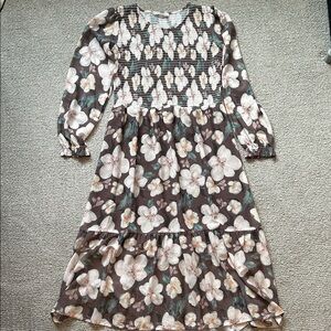 Floral Long Sleeve Dress